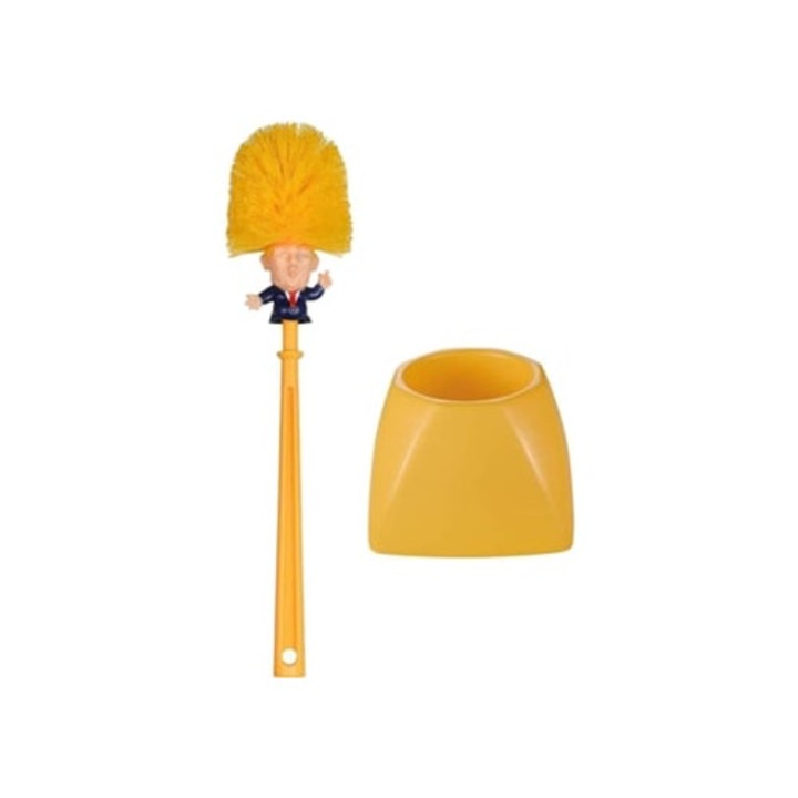 Vicces WC kefe, sárga