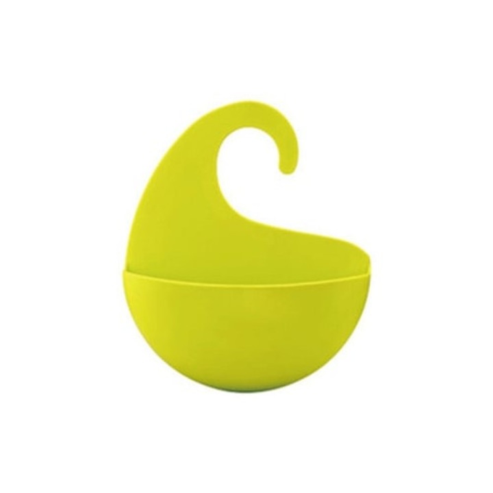 Cos de depozitare, din plastic pentru baie si bucatarie, pentru burete, perie, sapun