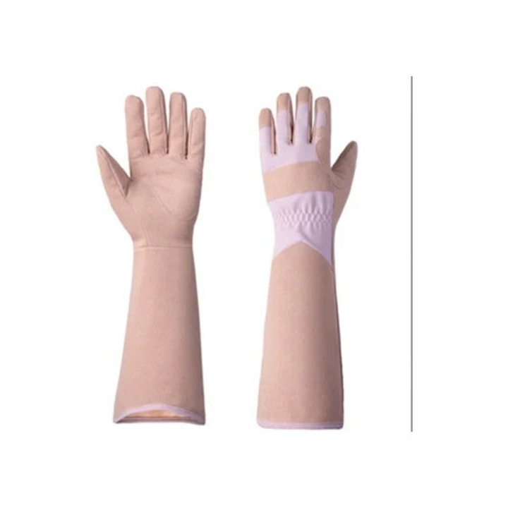 Védőkesztyű, ergonomikus kialakítású, tartós bőrből készült, légáteresztő és rugalmas, S méret