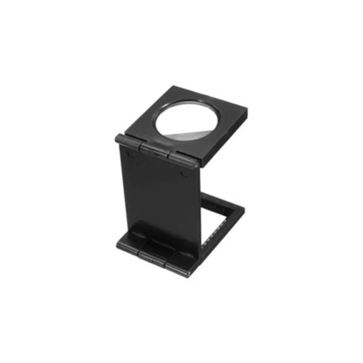 Lupa portabila cu marire 10X, cu scara integrata, pentru inspectie precisa