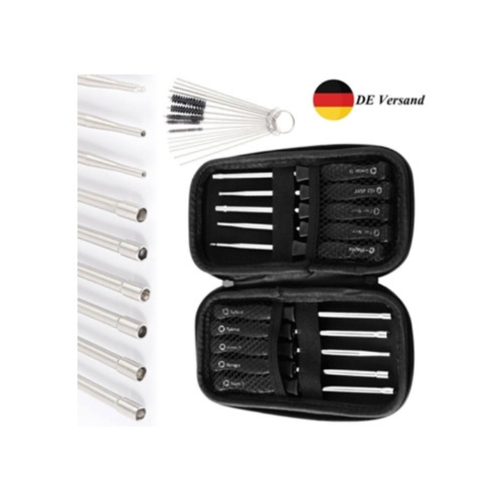 Karburátor beállító szerszámkészlet, rozsdamentes acél, ergonomikus kialakítás, kis kétütemű motorokhoz