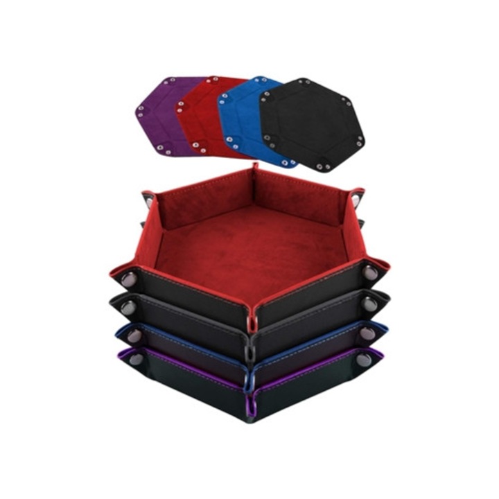 Bőr és bársony kockák Dungeons and Dragons játékhoz