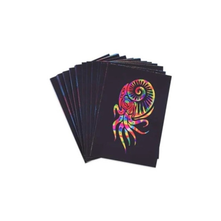 Hartie de lucru manual, 50 foi, multicolor, pentru copii