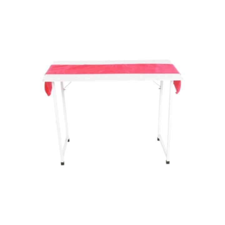 Rövid konyhai függöny csipkével és tartóval, fehér, szett