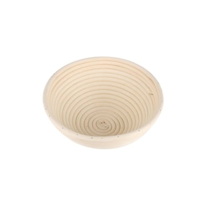Cos de servire rotund din ratan, 20x8cm, stil european