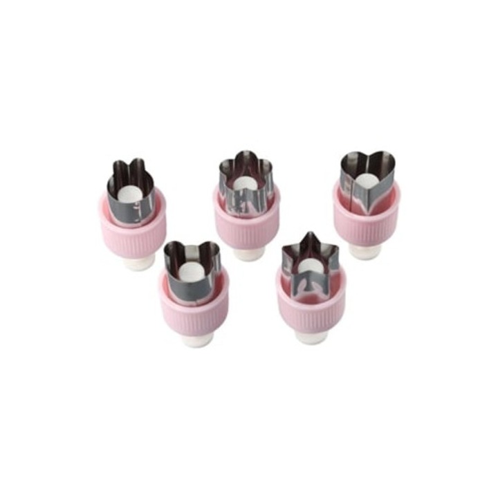 Set forme prajituri din otel inoxidabil, 5 forme unice