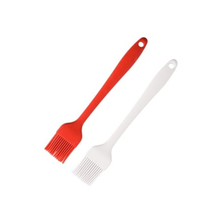 Set 2 Pensule din Silicon pentru Gatit, Design Unitar, Ideal pentru Cuptor si Gratar