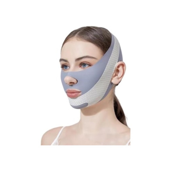Masca reutilizabila V-Line pentru lifting facial, elimina barbia dubla, pentru riduri si fata lasata