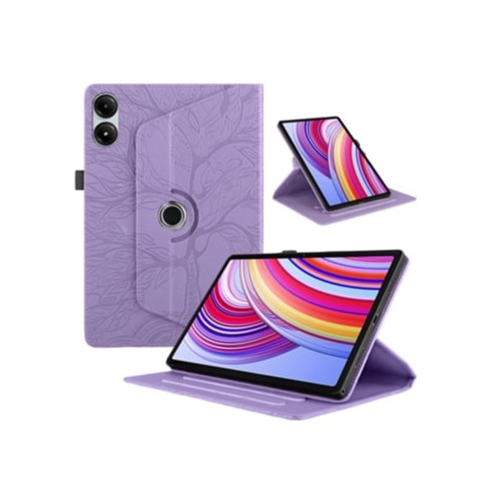 Калъф за таблет за Xiaomi Redmi Pad Pro 12.1 2024, виолетов