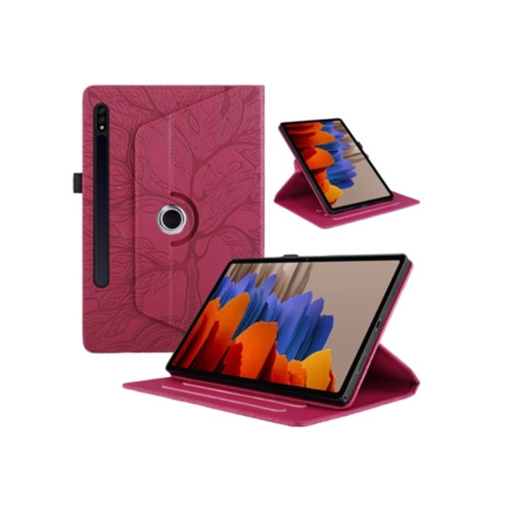 Калъф за таблет Gertiz за Samsung Galaxy Tab S9 Plus 12.4, червен