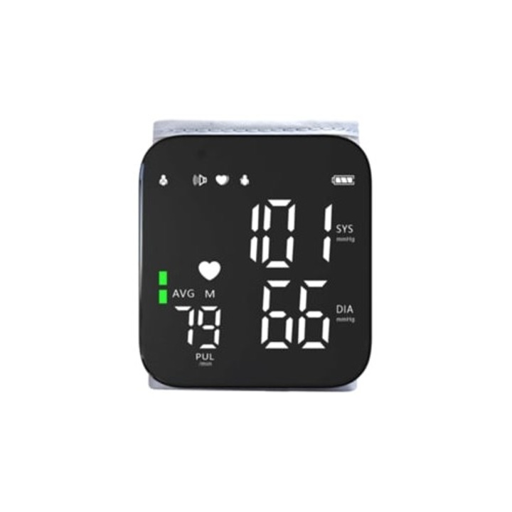 Tensiometru electronic, automat, masurare cu un singur clic, negru