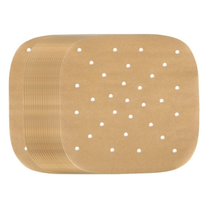 Folie de copt pentru friteuza cu aer, 100 unitati, Gertiz