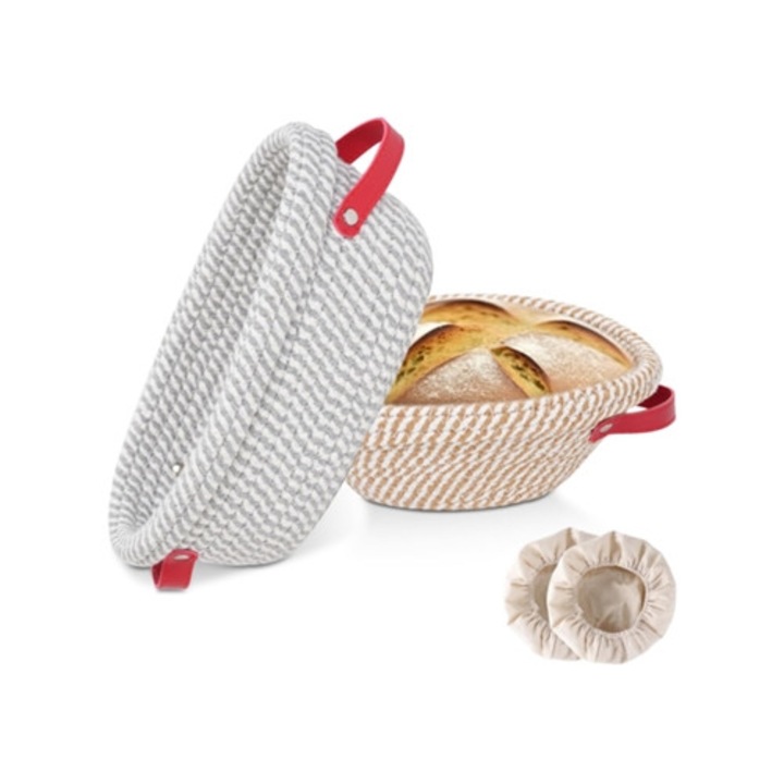 Cosuri servire set, Gertiz Banneton, oval 10 inch si rotund 9 inch