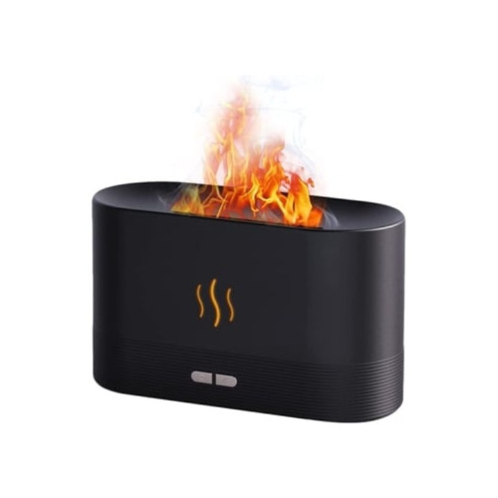 Difuzor de ulei esential, 180ml, negru