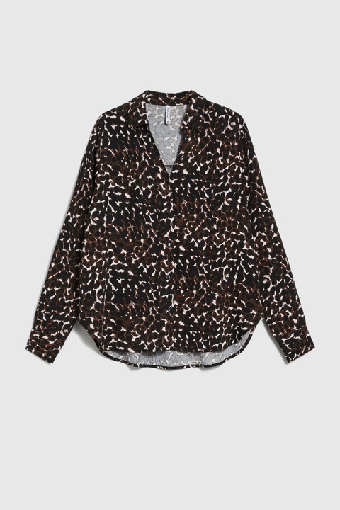 Barna viszkóz ing, Barna