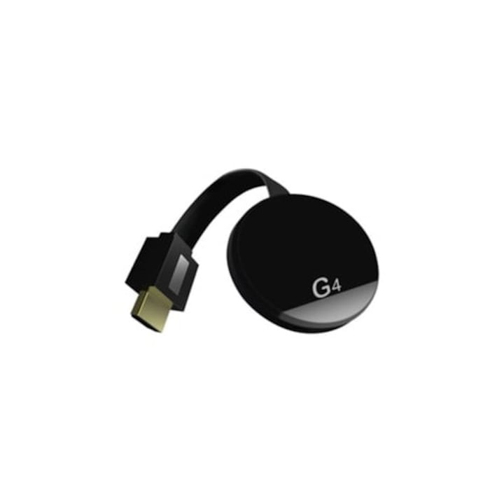 Медиаплейър, Chromecast, WiFi, HDMI, черен