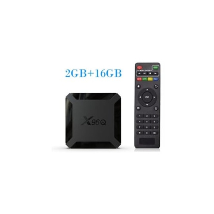Медиаплейър Smart TV Box Android 10.0 4K, 2.4G Wifi, ZRUXE