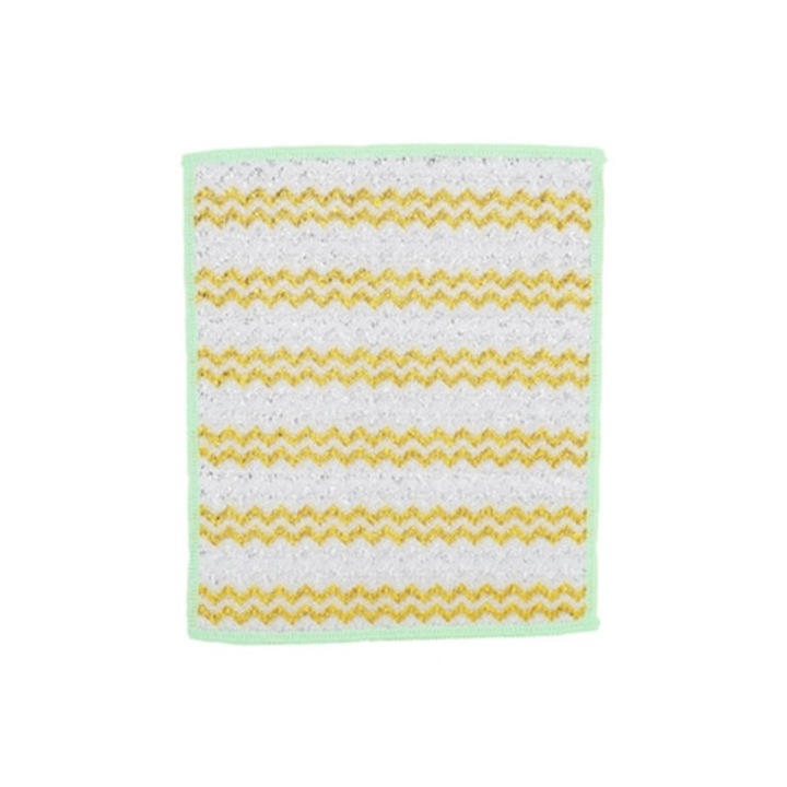 Lavete din fibra de bambus absorbante si antiaderente, verzi