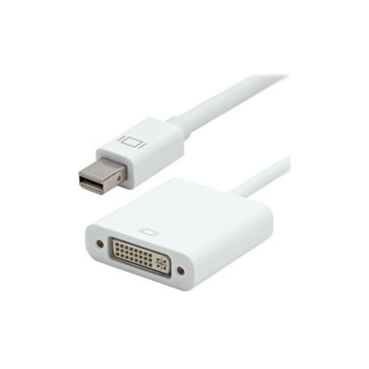 Adaptor Mini Displayport la DviI, Alb