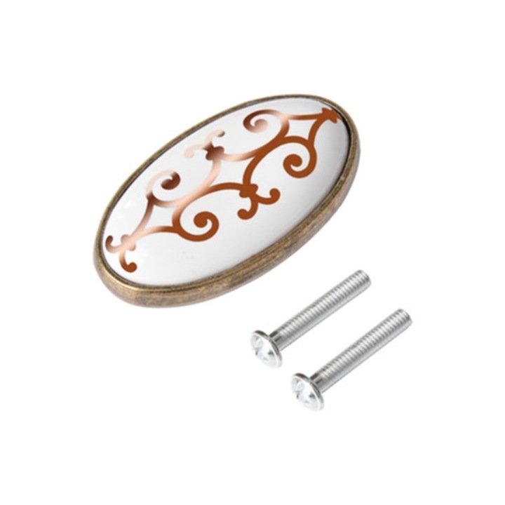 Maner ceramic pentru sertare de bucatarie, Multicolor