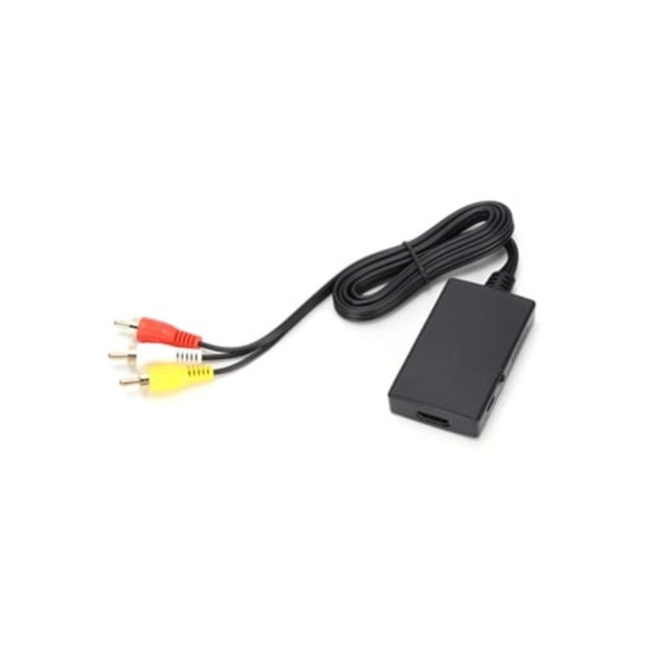 Convertor HDMI la RCA audio si video, suport PAL/NTSC, cablu adaptor