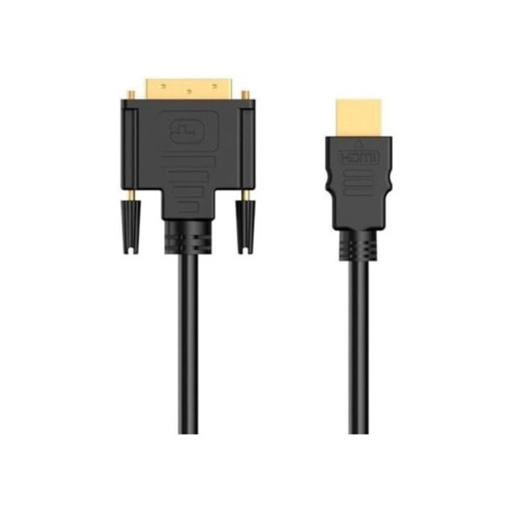 HDMI - DVI kábel 1.5m, fekete
