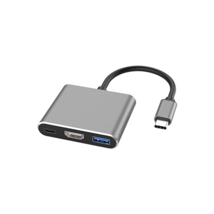 Cablu adaptor USB 3.1 Type-C la USB 3.0 HDMI, set, transmisie de inalta rezolutie