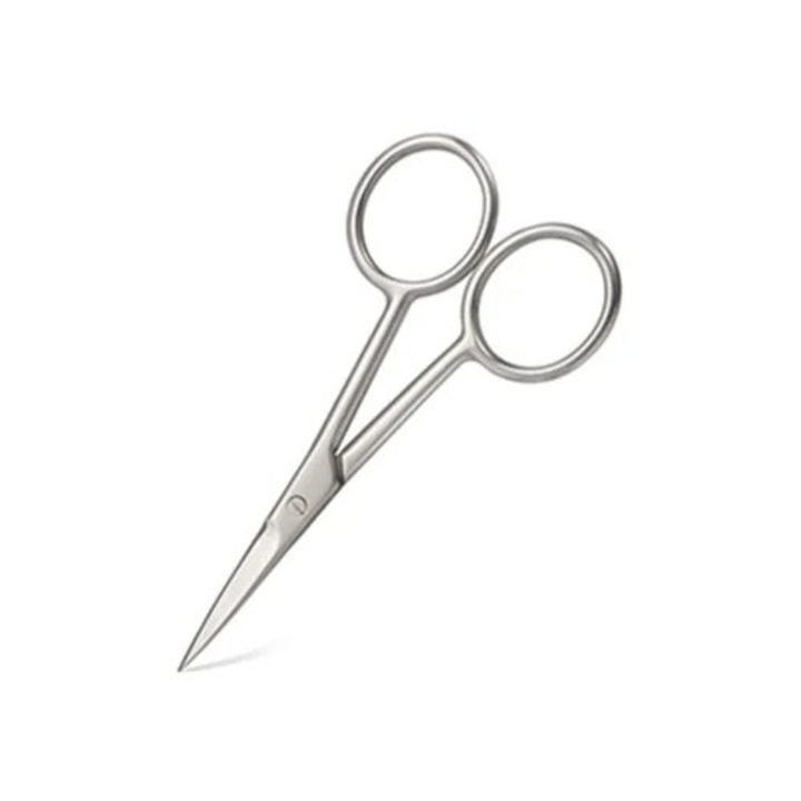 Rozsdamentes acél szemöldökformázó olló, nagy ujjnyílásokkal