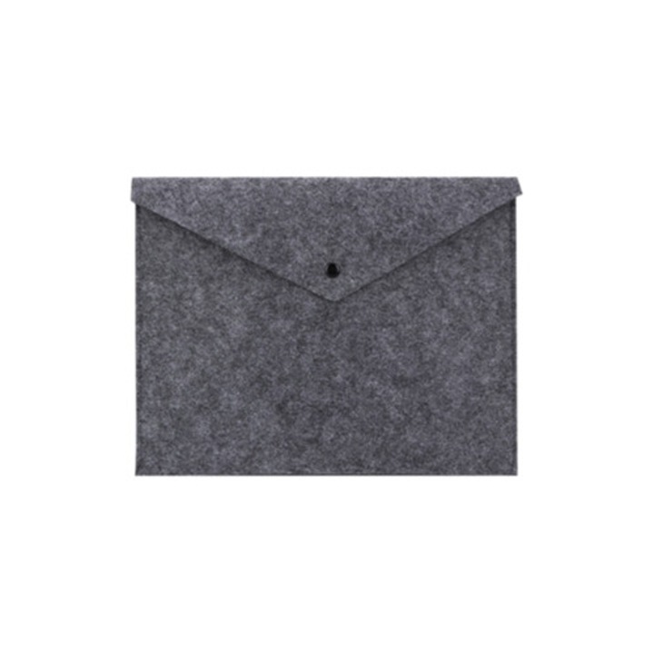 Laptop tároló tok, filc, szürke