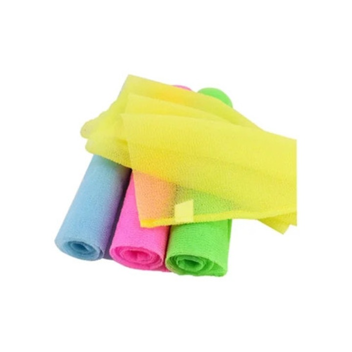 Комплект ексфолиращи кърпи за баня от текстуриран найлон, за почистване на цялото тяло, стимулиране на кръвообращението