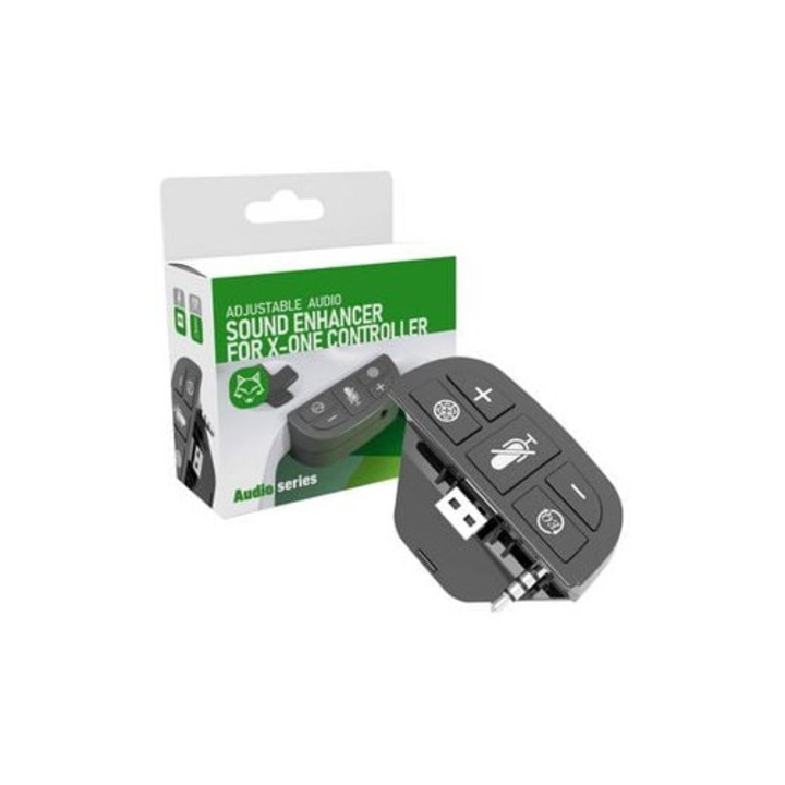 Sztereó adapter Xbox One fejhallgatóval kompatibilis, hangerő-szabályozás