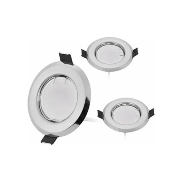 Süllyesztett LED lámpa, szabályozható, kardáncsuklós, választható színhőmérséklet, modern design