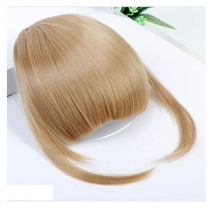 Extensie de par uman cu franjuri Tic Tac, blond miere, 02, set