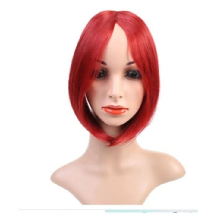 Extensie de par uman cu clip, rosie vibranta, 03 SHE'S BELLA HAIR