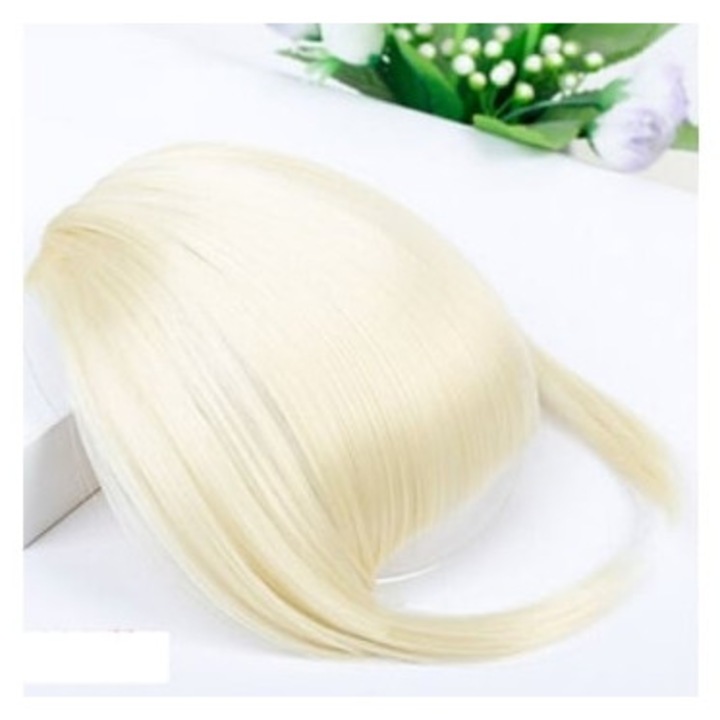 Extensie de par franjuri Tic Tac, blond deschis, 100% par uman