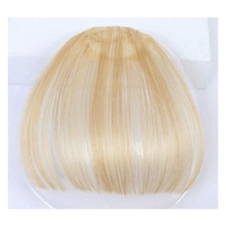 Екстеншъни от човешка коса с бретон, смесен рус цвят, комплект, SHE'S BELLA HAIR