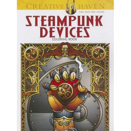 Steampunk Devices Coloring Book, Jeremy Elder (Author)