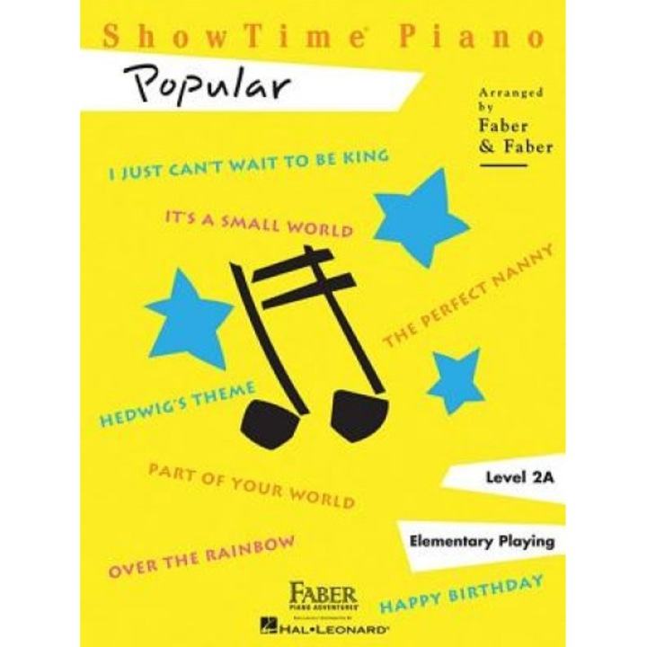 Showtime Piano: Popular, Level 2A, Nancy Faber (Arranged by)