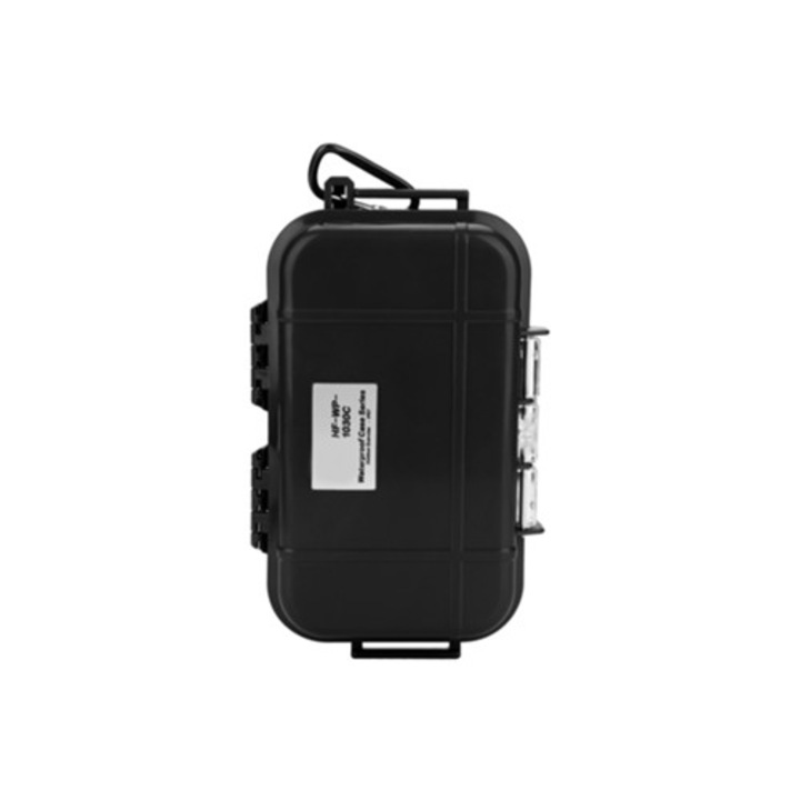 Преносима кутия за съхранение за оцеляване, водоустойчива, черна