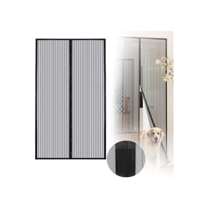 Перде за врата, магнитна мрежа против насекоми за лятото, с магнити