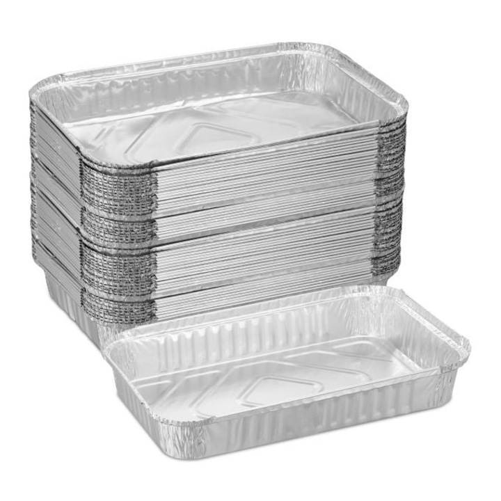 Alumínium grillezőtálca, 50 db-os készlet