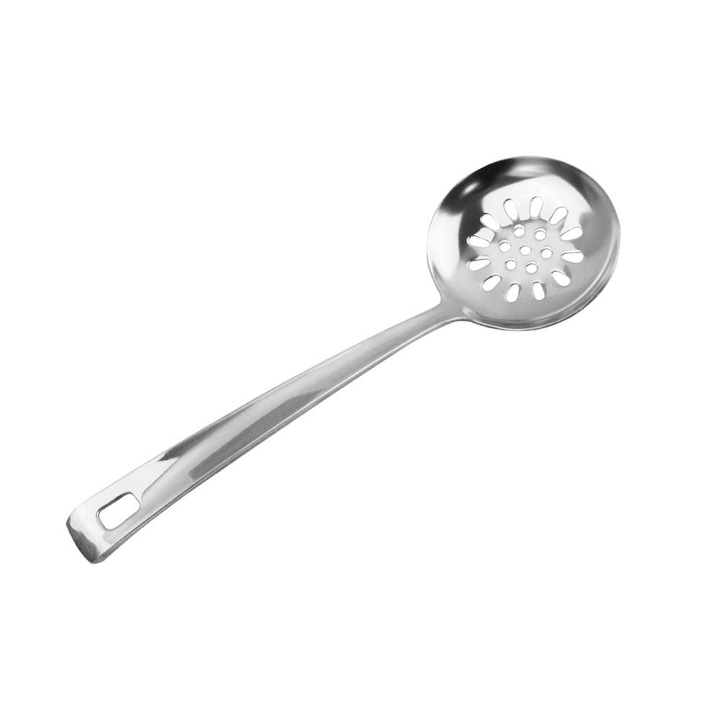 Решетъчна лъжица Elekom ЕК-452 S, Неръждаема стомана, 26 см