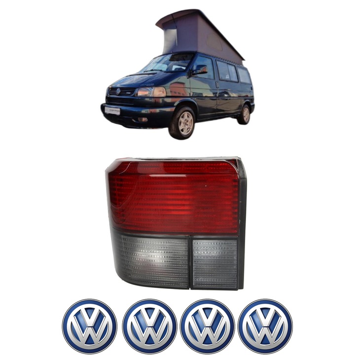 Lampa Stop Spate Stanga Volkswagen CALIFORNIA T4 Camper (7DJ, 7DK, 70J) din 1994-2003, Auto, DEPO, 4x Stickere auto cu Volkswagen