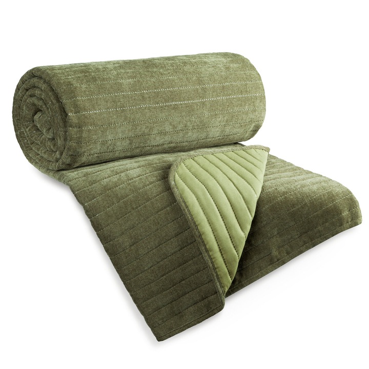 Cuvertura de pat GLORI 170 x 210 verde deschis Eurofirany