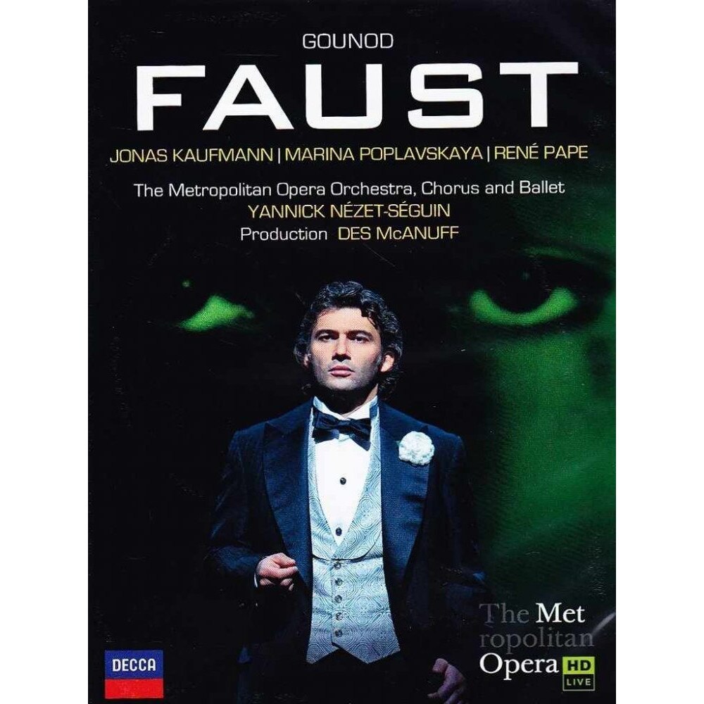 Jonas Kaufmann,Marina Poplavskaya,Rene Pape - Gounod: Faust (2DVD)