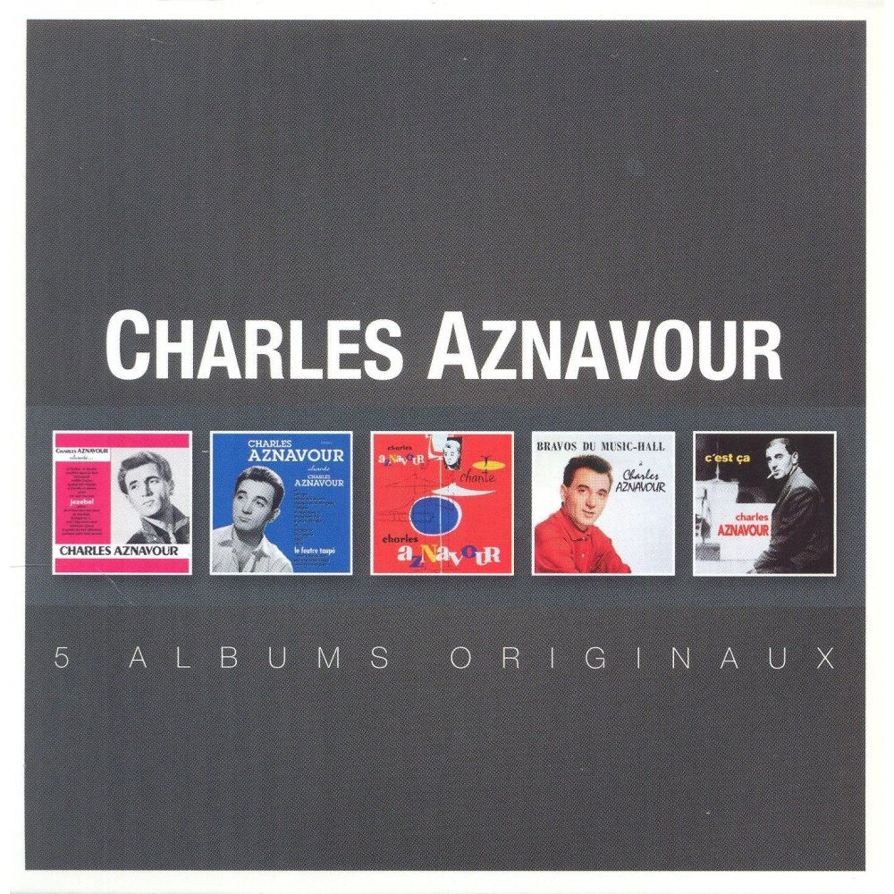 Charles Aznavour - 5 Albums Originaux (5CD)