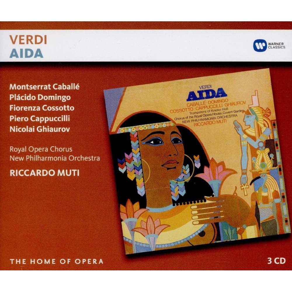 Monserrat Caballe,Placido Domingo,Fiorenza Cossotto,Piero Cappuccilli,New Philharmonia Orchestra,Riccardo Muti - Verdi:Aida (3CD)