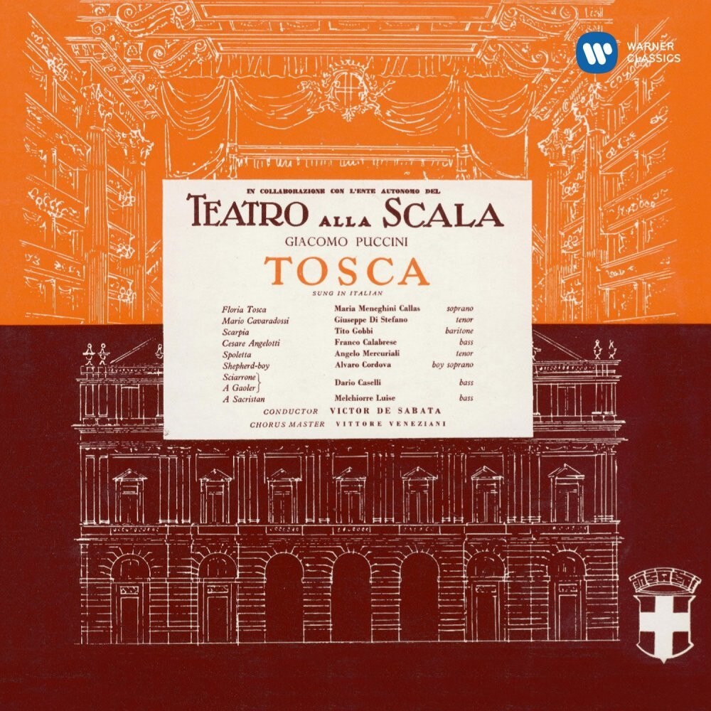 Maria Callas,Giuseppe Di Stefano,Tito Gobbi,Franco Calabrese,Coro e Orchestra del Teatro alla Scala di Milano,Victor de Sabata - Puccini:Tosca (2CD)