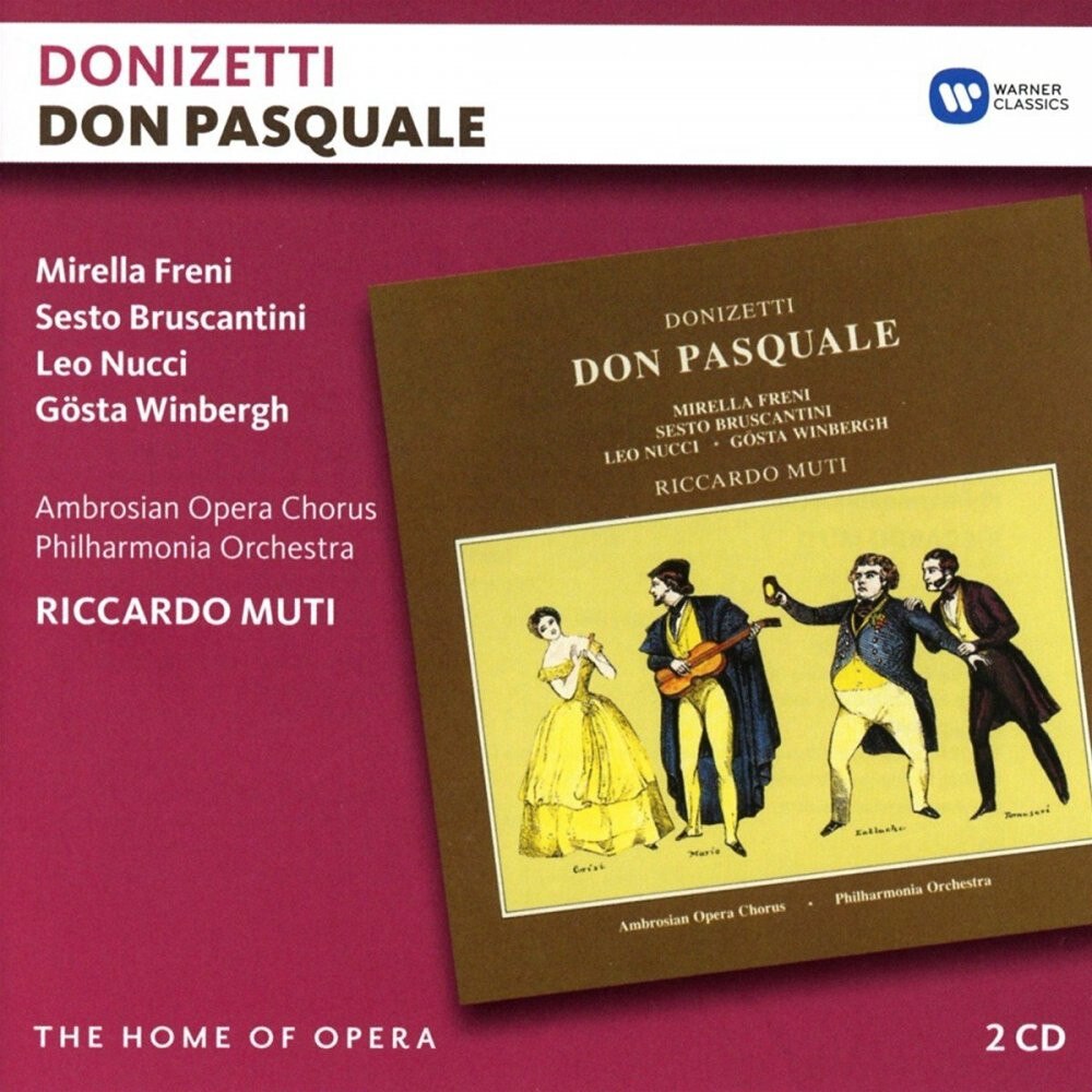 Mirella Freni,Sesto Bruscantini,Leo Nucci,Gosta Winbergh,Ambrosian Opera Chorus Philharmonia Orchestra,Riccardo Mutti - Donizetti: Don Pasquale (2CD)