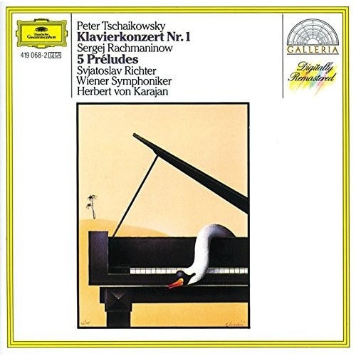 Svjatoslav Richter,Wiener Symphoniker,Herbert von Karajan - Tschaokowsky:Klavierkonzert nr.1/Rachmaninov:5 Preludes (CD)